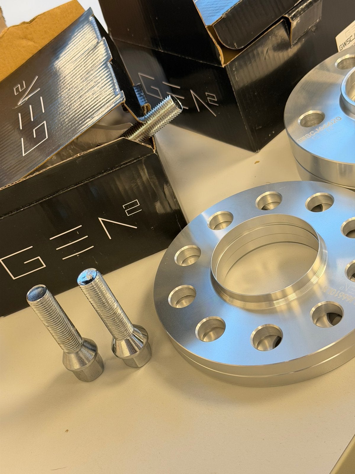 4x Spacers Spoorverbreders 5x112 66.6mm 10 20mm + Wielbouten, Ophalen of Verzenden, L, L, L