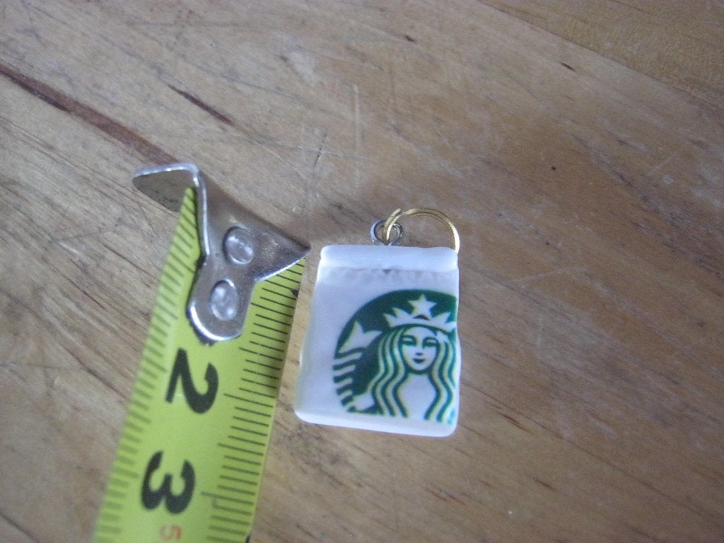 Minit harsbedel van een to-go-koffiezakje  starbucks, Verzamelen, Ophalen of Verzenden, Gebruikt, Merk