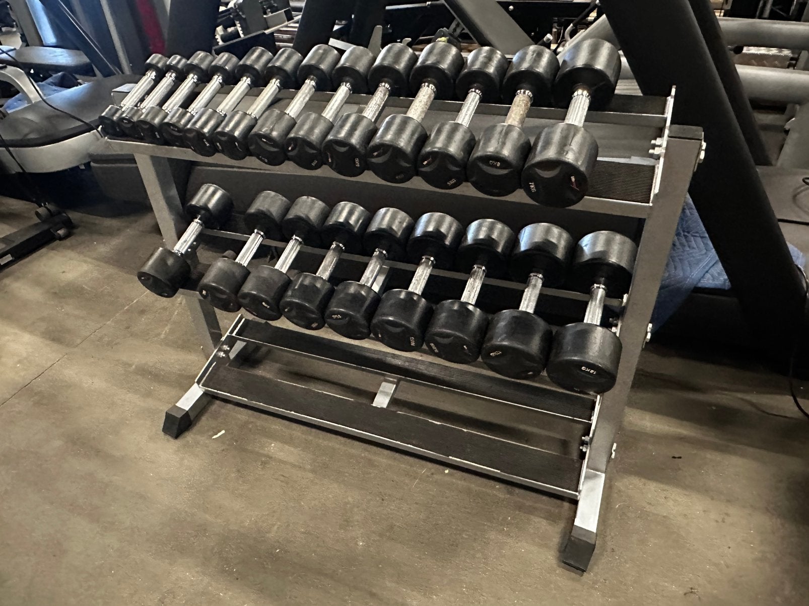 Lifemaxx Dumbbells 1kg  t/m 12kg + Opbergrek, Ophalen, Gebruikt, Dumbbell