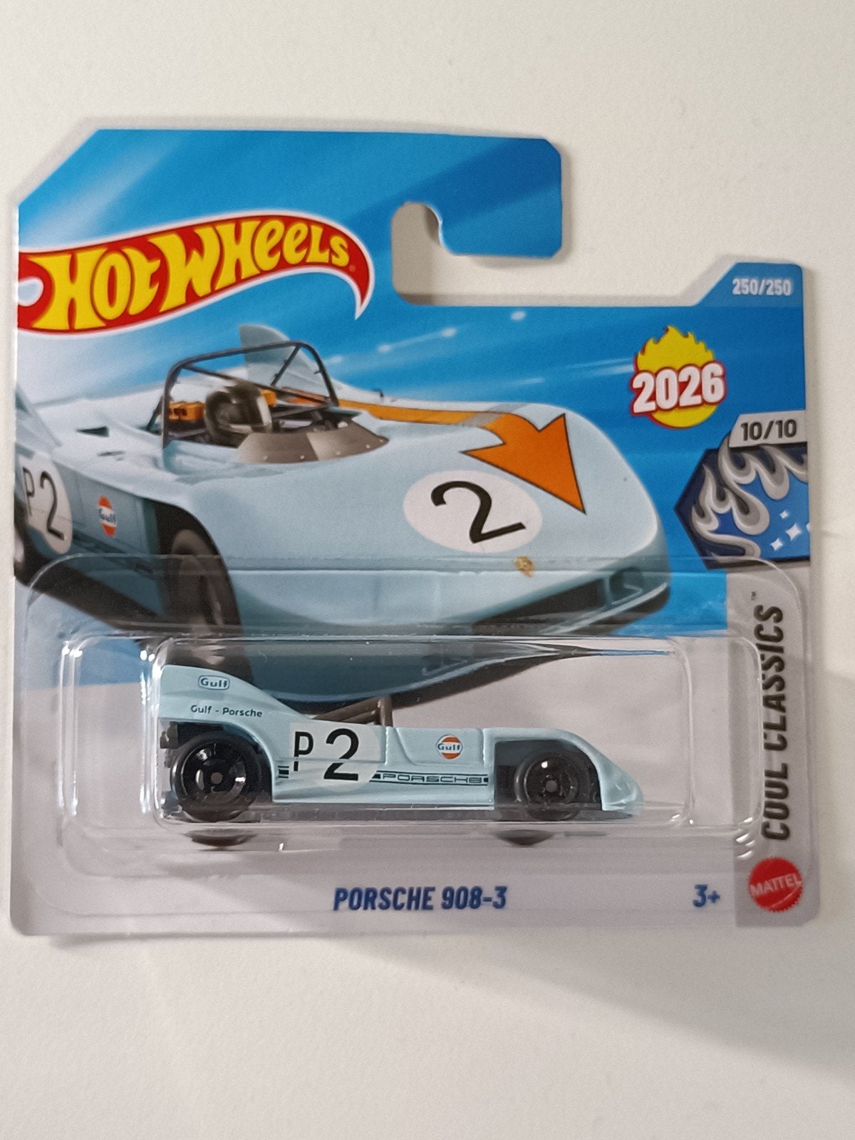 Hot Wheels Porsche 908-3 Gulf - Nieuw in verpakking, Ophalen of Verzenden, Nieuw, Auto
