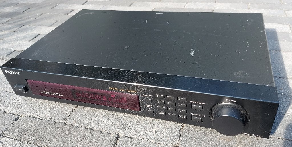 Te Koop: Sony ST-S170 digitale FM-stereo / FM-AM-MW tuner, Ophalen of Verzenden, Zo goed als nieuw