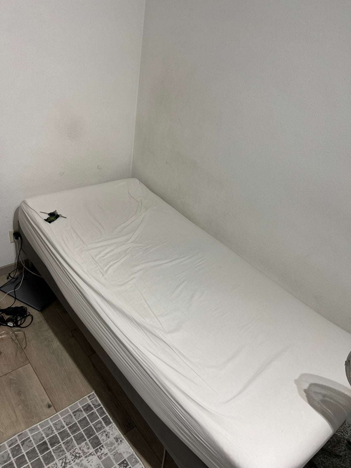 IKEA BOXSPRING | BED 80x200 ESPEVÄR, Ophalen, Eenpersoons, Zwart, Zo goed als nieuw