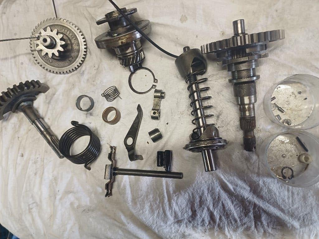 Vespa pk50 automaat plurimatic inwendige delen blok, Fietsen en Brommers, Ophalen of Verzenden, Gebruikt, Blok, Overige merken