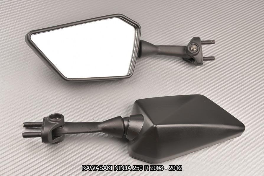 Set spiegels voor KAWASAKI NINJA 250 R 2008 - 2012