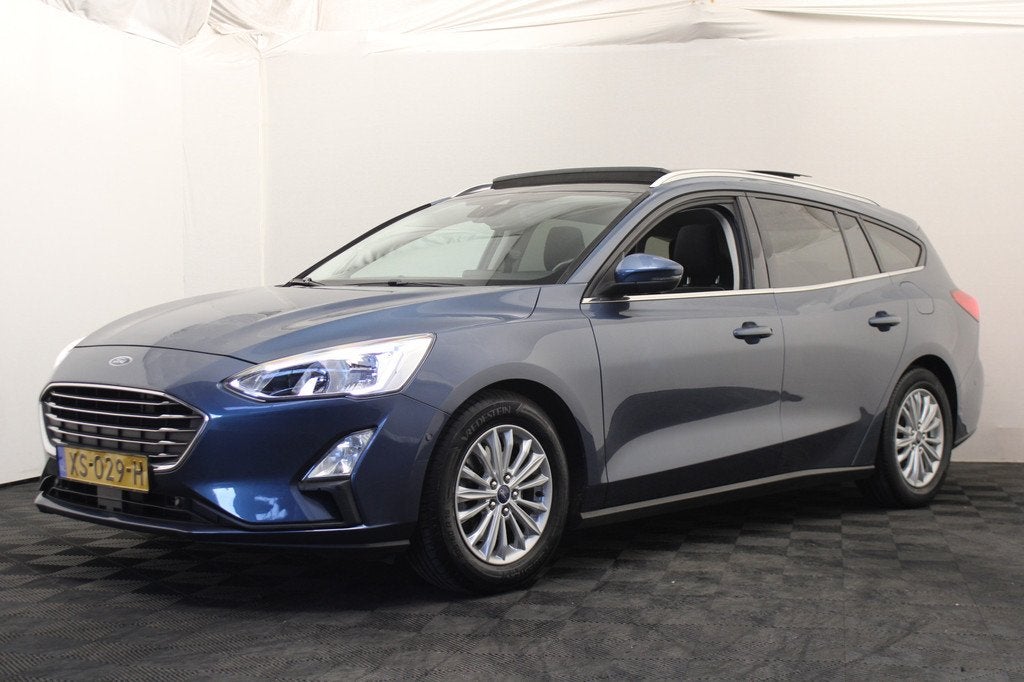 Ford FOCUS Wagon 1.0 EcoBoost Titanium Business |Pano|Camera, Auto's, Stof, Gebruikt, Origineel Nederlands, Automatische klimaatregeling