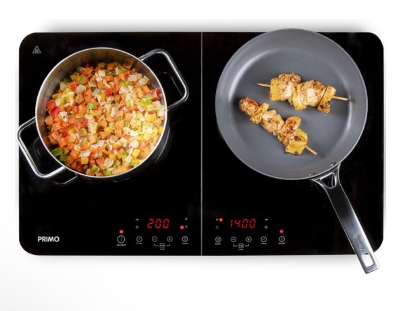 Primo Inductiekookplaat 3500W Zwart, Witgoed en Apparatuur, Ophalen, Nieuw, 3 kookzones of minder, Inductie