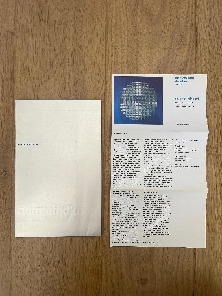 catalogus Wim Crouwel voor Peter Stuyvesant Stichting 1971, Ophalen of Verzenden