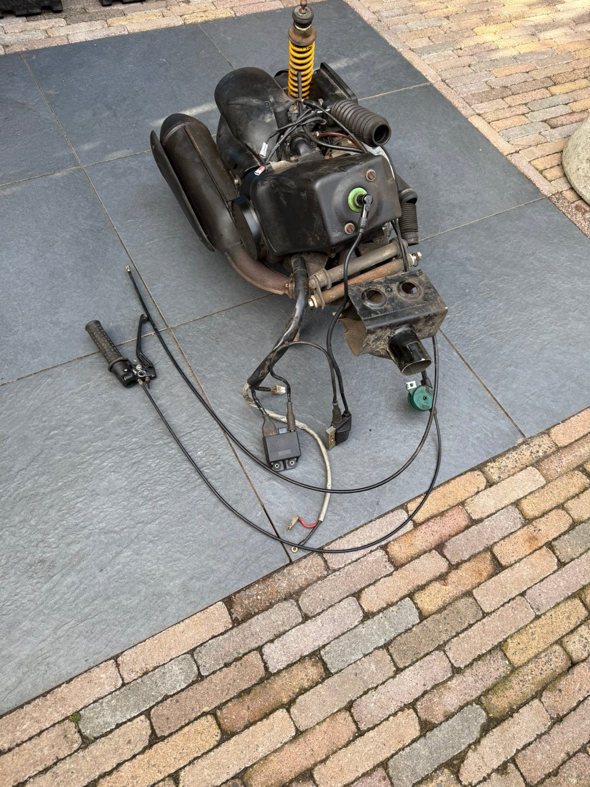Typhoon 125cc blok compleet, Ophalen, Gebruikt, Blok, Piaggio