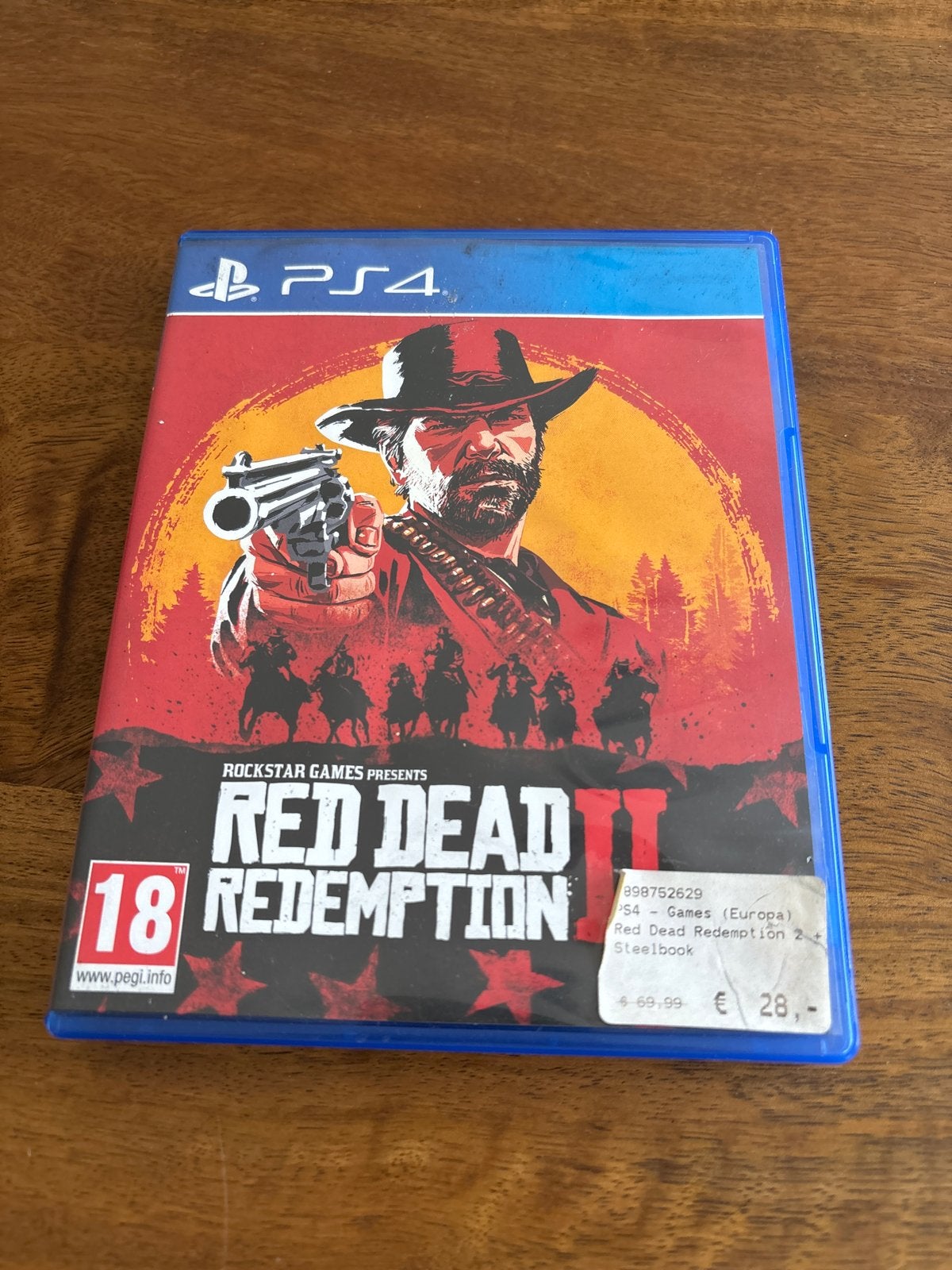 Red Dead Redemption 2 PS4, Spelcomputers en Games, Avontuur en Actie, Online, Vanaf 18 jaar, 1 speler