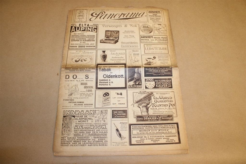 Panorama - No. 11 - 1919 !!, Verzamelen, Ophalen of Verzenden, Voor 1920, Knipsel(s)