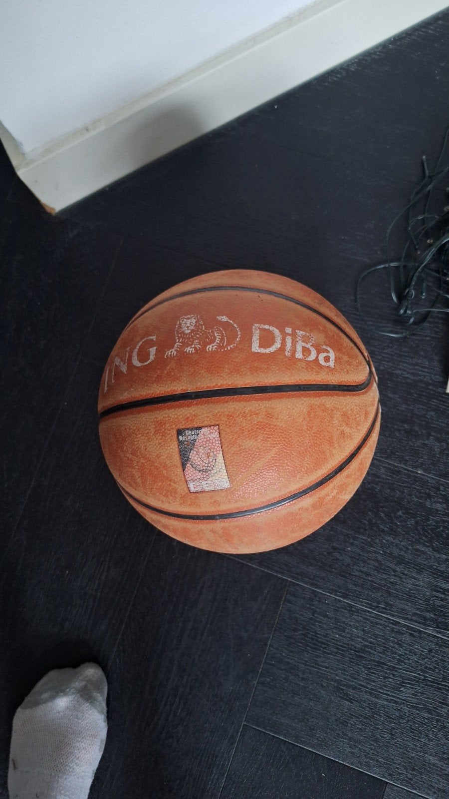 Molten basketbal - ING DiBa, Sport en Fitness, Basketbal, Ophalen of Verzenden, Gebruikt, Bal