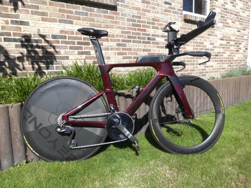 Triatlon Bike Merida Time Warp, Fietsen en Brommers, Carbon, Zo goed als nieuw, Meer dan 20 versnellingen, 53 tot 57 cm