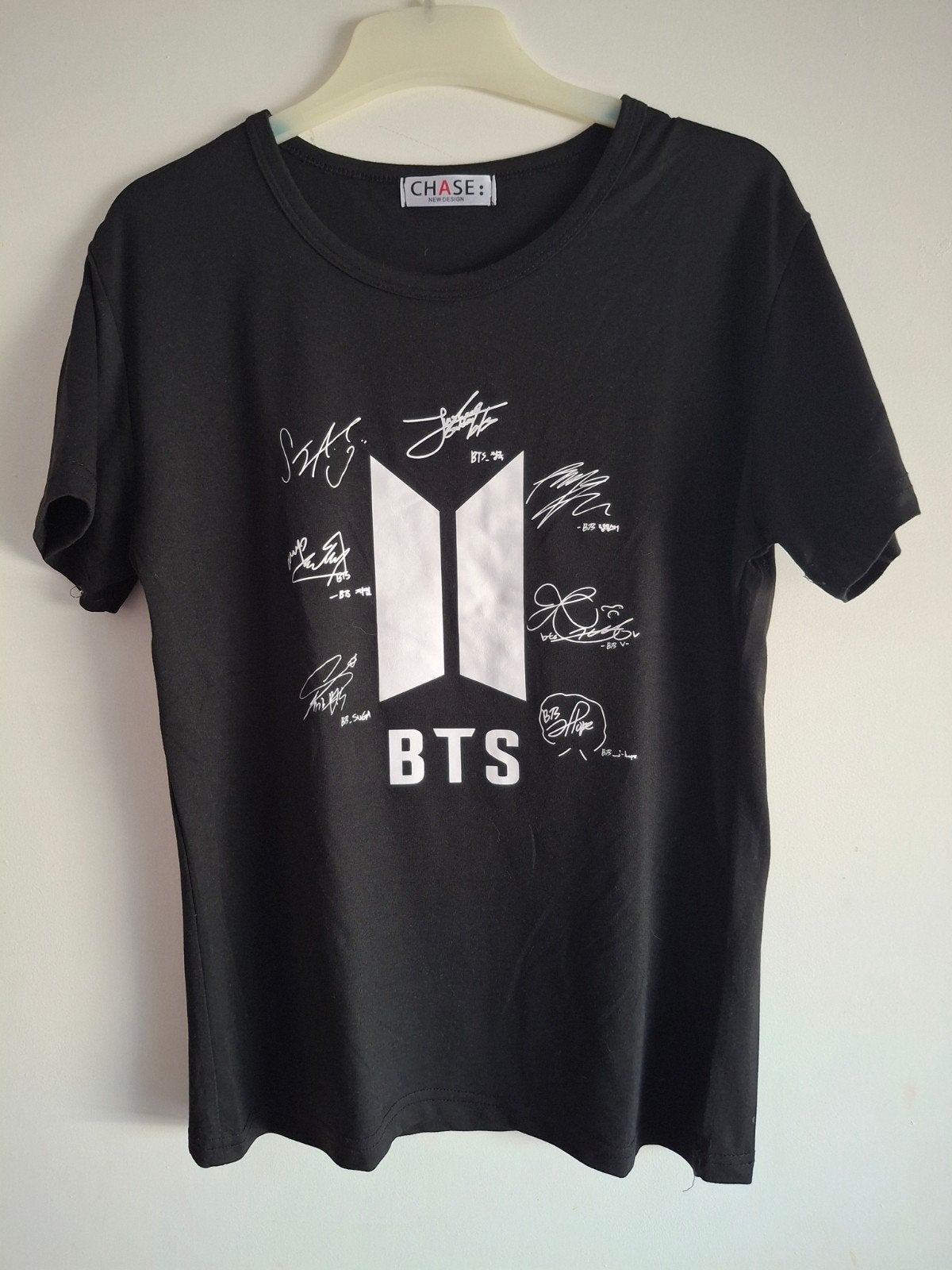 Zwart BTS T-shirt, Kleding | Dames, CHASE:, Zwart, Ophalen of Verzenden, Zo goed als nieuw