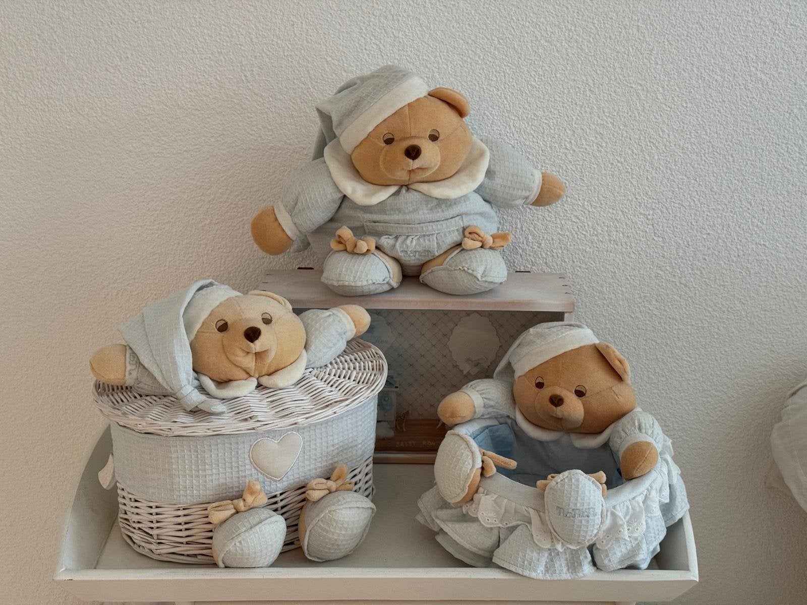 Beertjes baby set Nanan, Ophalen, Zo goed als nieuw, Stoffen beer, Overige merken