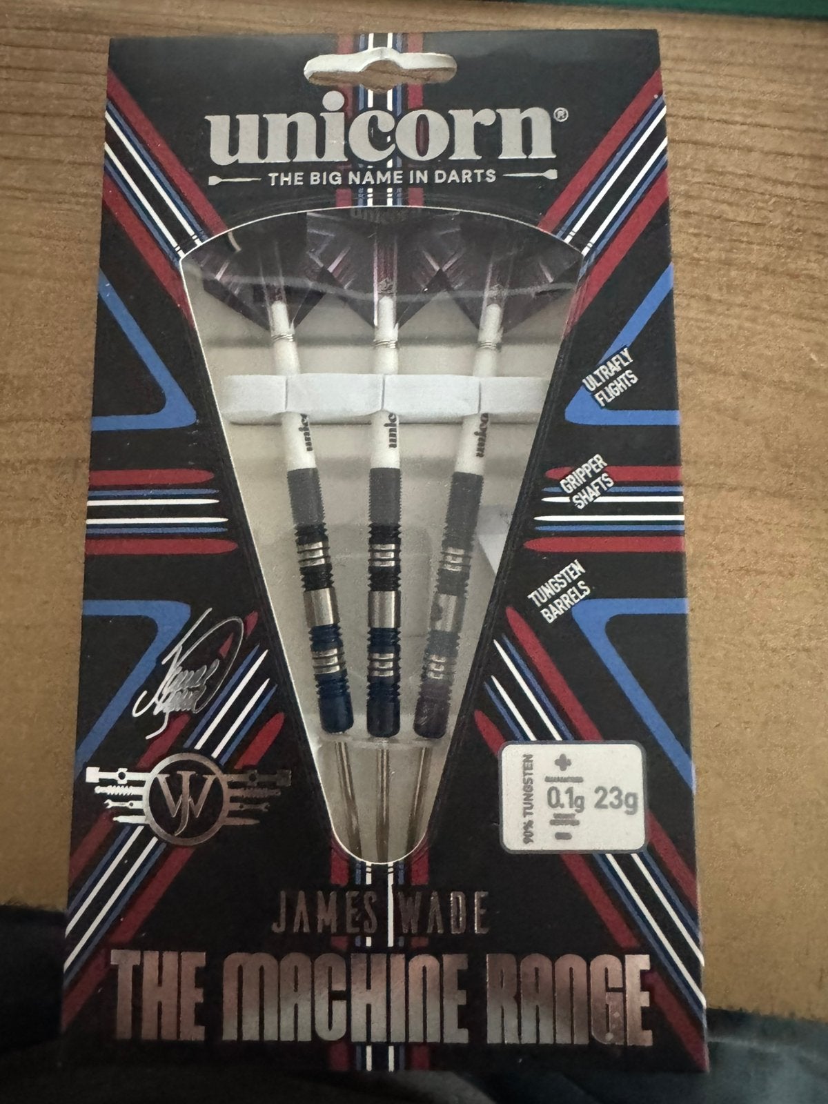 Nieuwe Unicorn James Wade Two Tone Darts 23g, Sport en Fitness, Unicorn, ., Nieuw, Ophalen of Verzenden