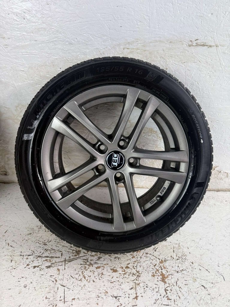 Opel Astra Corsa meriva Zafira velgen 16" 5x110 winterset, Niet ingevuld, Gebruikt, 16 inch, Banden en Velgen