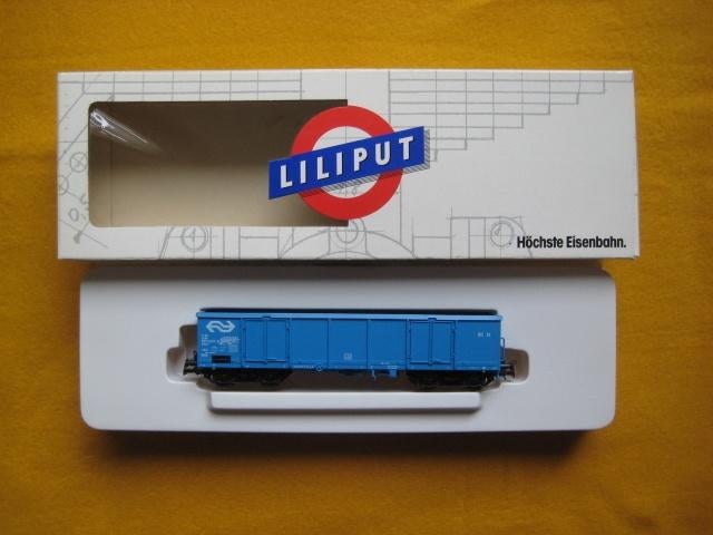 Bakwagon NS hoog Liliput H0 HO, Gelijkstroom, Wagon, Ophalen of Verzenden, Liliput