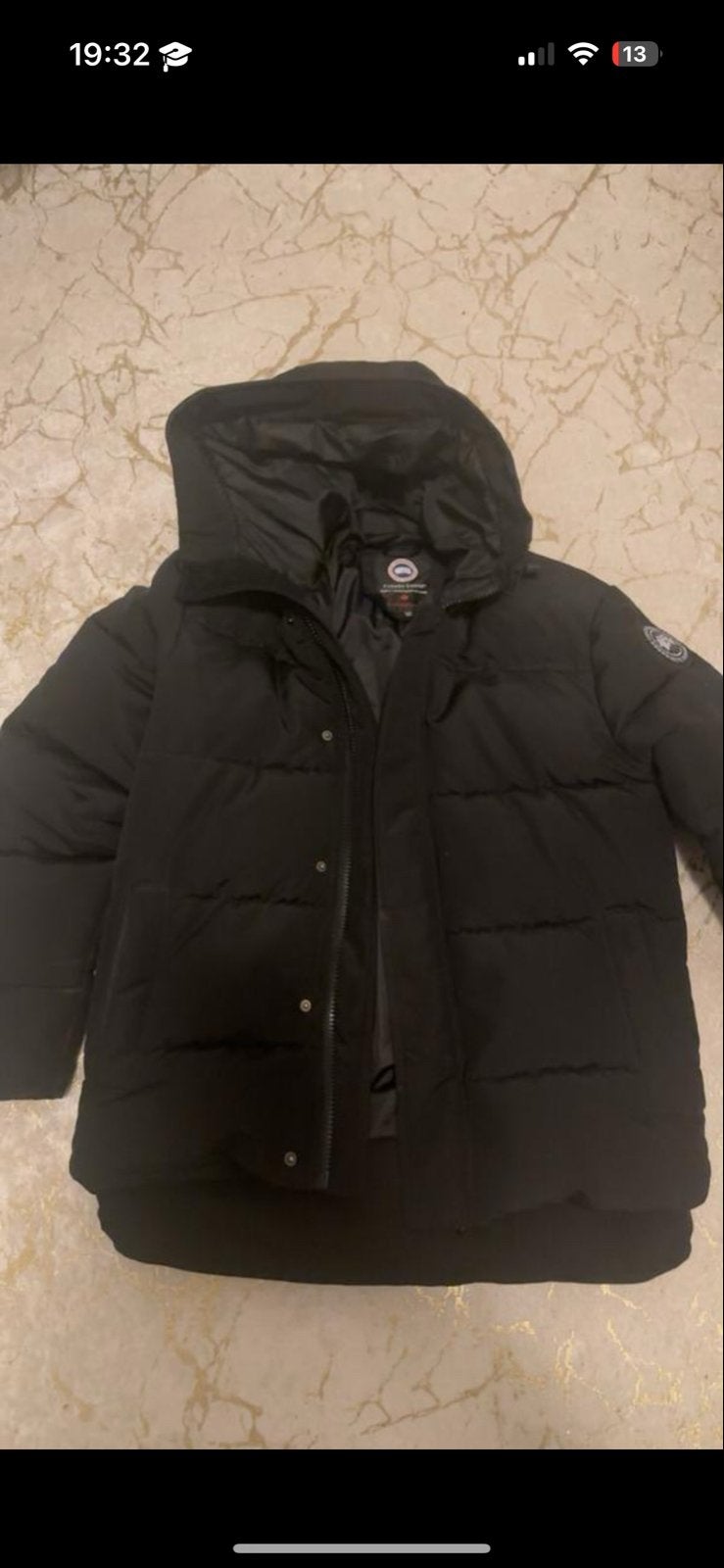 Canada Goose Black Label Jas Maat M, Ophalen, Nieuw, Maat 48/50 (M), Zwart