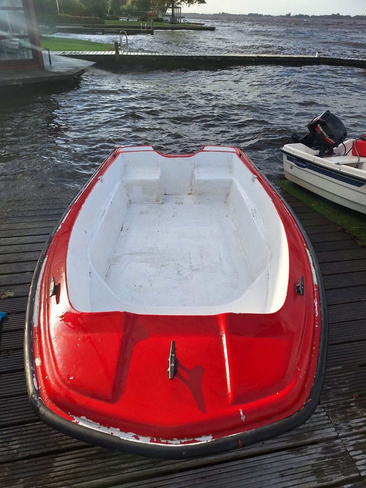 Dubbelwandig onzinkbaar polyester bootje, Hobby en Vrije tijd, Ophalen, Gebruikt