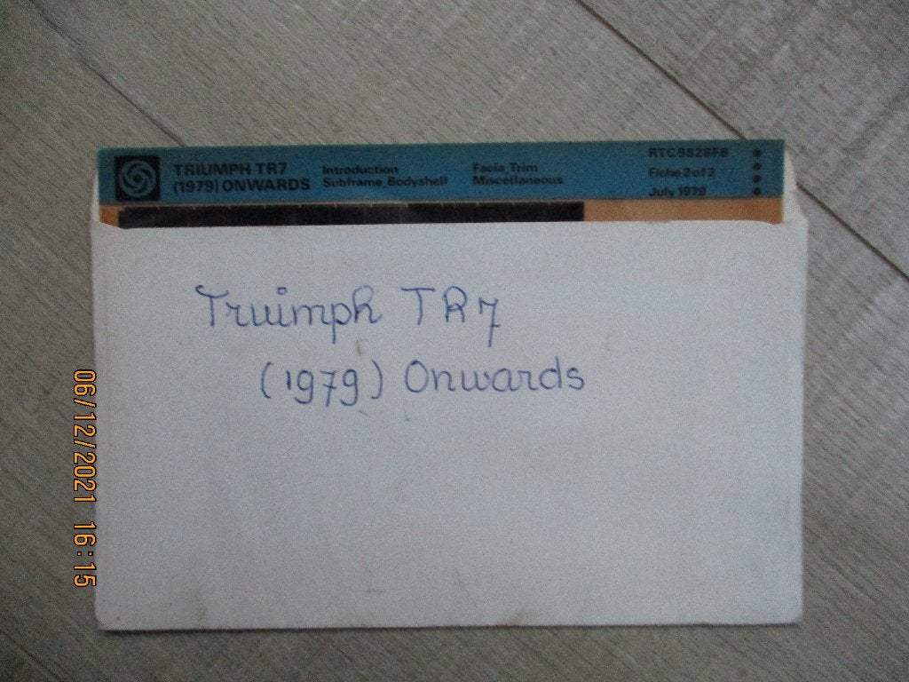 Triumph Onderdelen op Micro - fiche, Ophalen of Verzenden, Gelezen, Overige merken