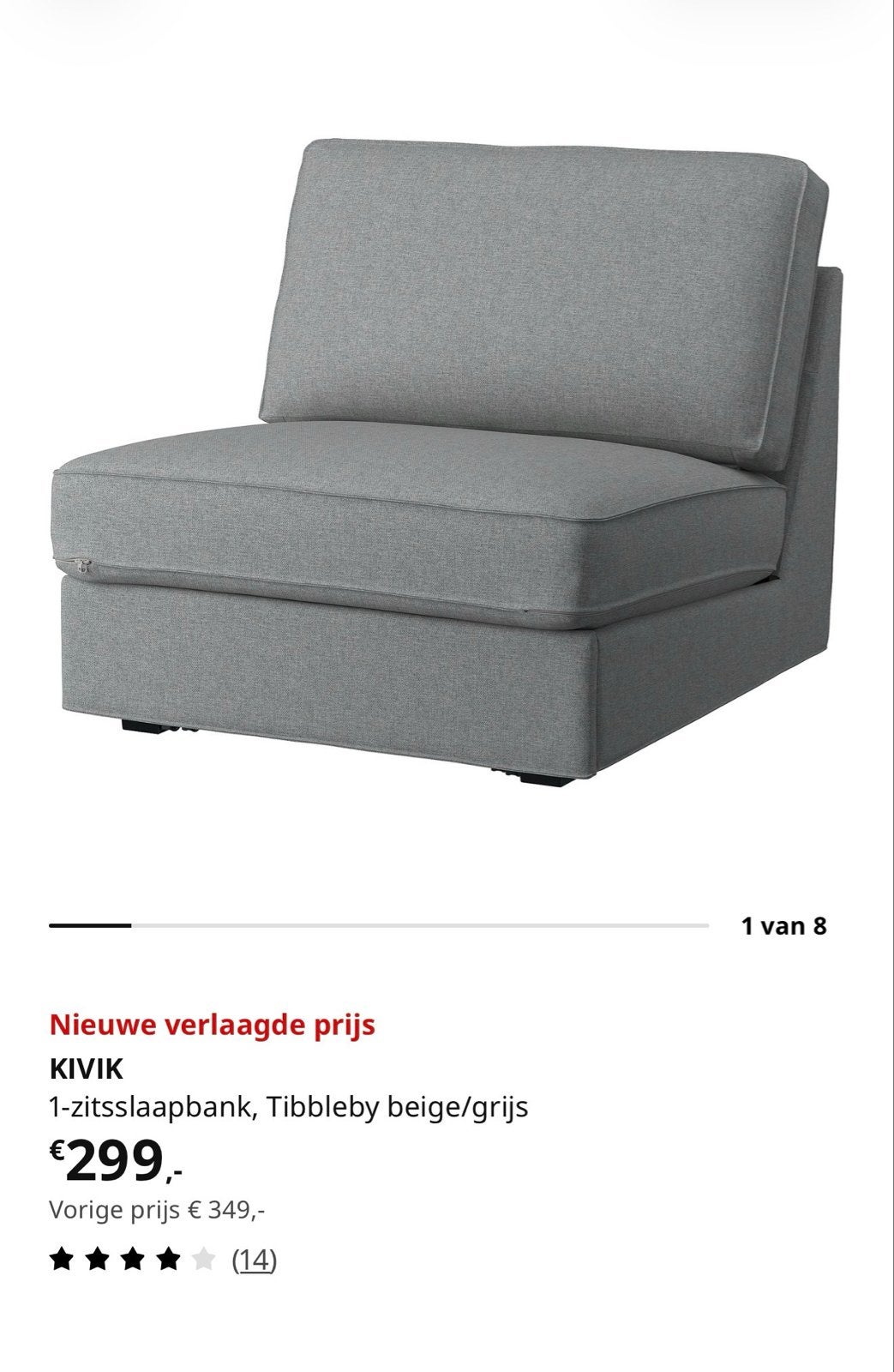 1-zits slaapbank (2 stuks!), Ophalen, 90 cm, Eenpersoons, Zo goed als nieuw