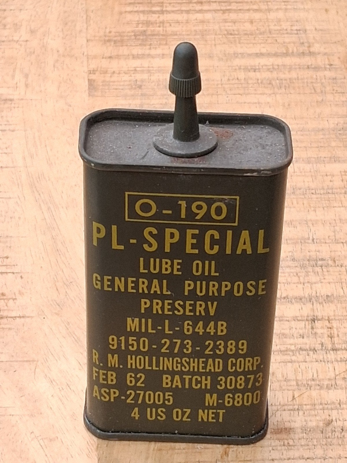 Vintage amerikaans militaire olieblikjes, Ophalen, Landmacht, Amerika