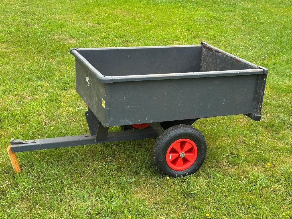 Aanhangwagentje voor maaitrekker, Tuin en Terras, Zitmaaiers, Ophalen, Gebruikt