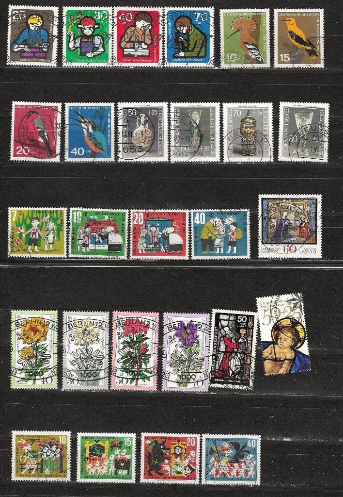 Toeslagzegels BRD-12, Postzegels en Munten, Postzegels | Volle albums en Verzamelingen, Ophalen of Verzenden, Buitenland