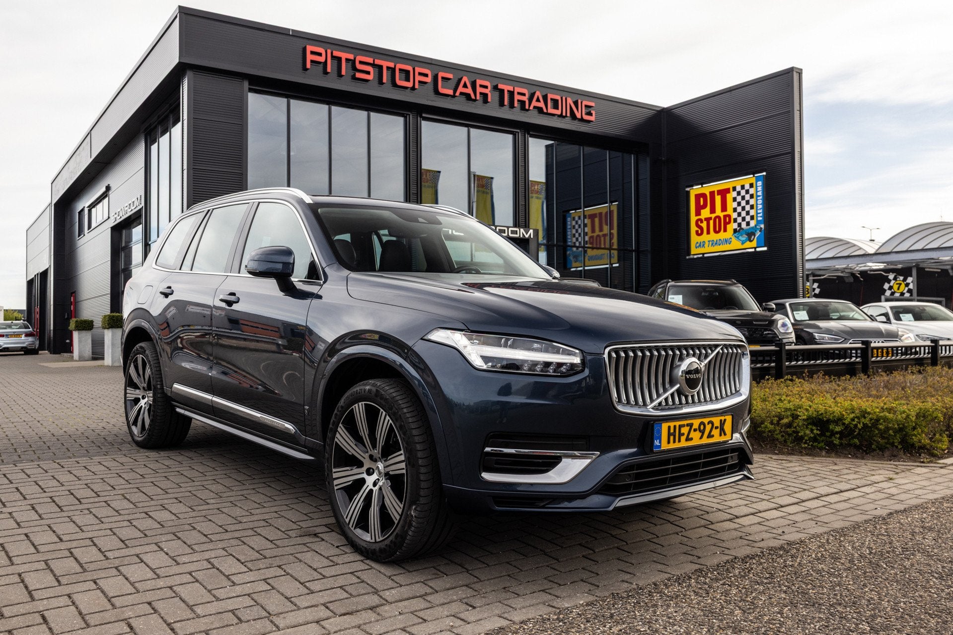 Volvo XC90 2.0 T8 Recharge AWD Inscription Expression, 7 Per, Gebruikt, Euro 6, 4 cilinders, Blauw