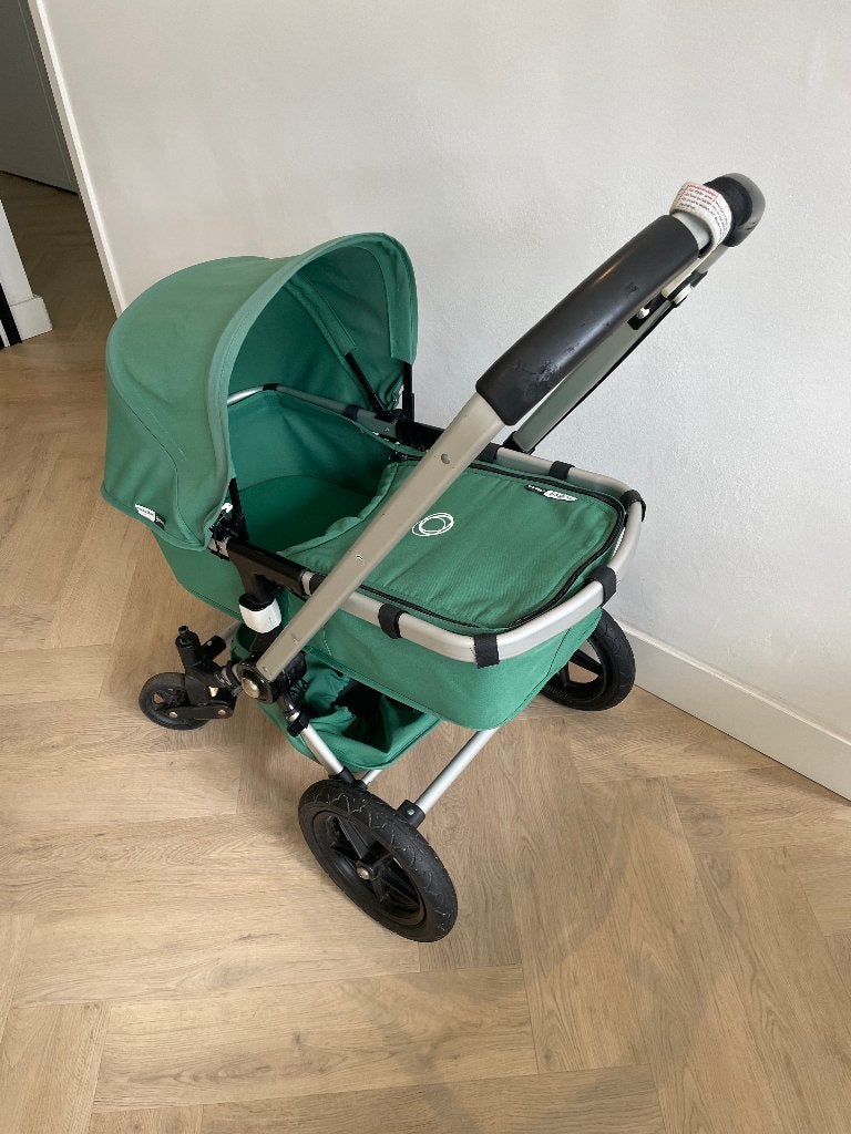 Bugaboo Gecko Kinderwagen met Reiswieg - groen, Gebruikt, Bugaboo, Met reiswieg, Ophalen