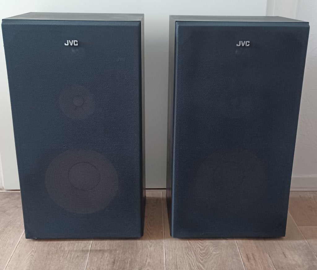 Vintage JVC luidspeakers, Ophalen of Verzenden, Gebruikt, 120 tot 150 watt, JVC