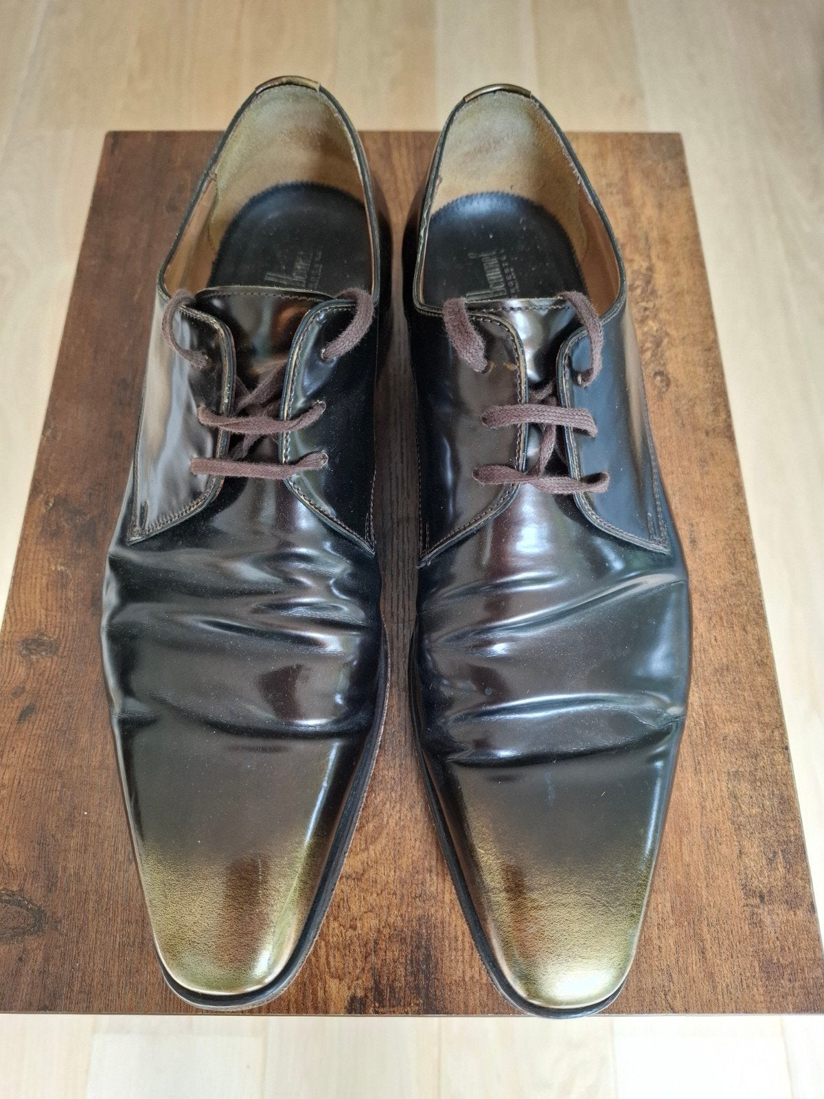 Stijlvolle van Bommel Veterschoenen - Donkerbruin, maat 43,5, Kleding | Heren, Schoenen, Ophalen of Verzenden, Gedragen, Veterschoenen