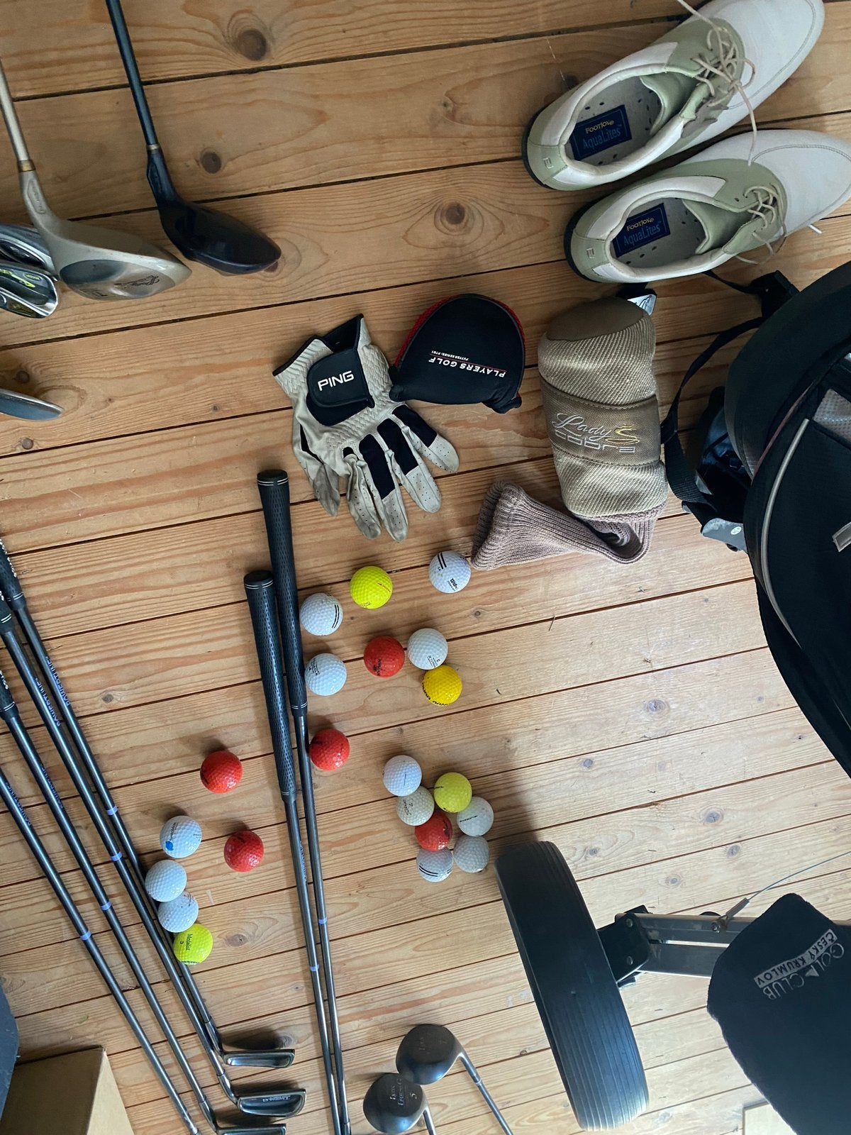 Foto 13 van Complete Golfset met Golftas, Trolley en Schoenen