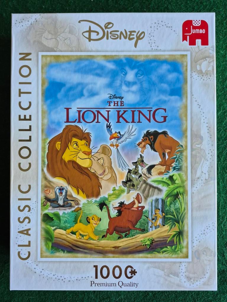 Disney puzzel Lion King 1000 stukjes, Ophalen of Verzenden, 500 t/m 1500 stukjes, Zo goed als nieuw
