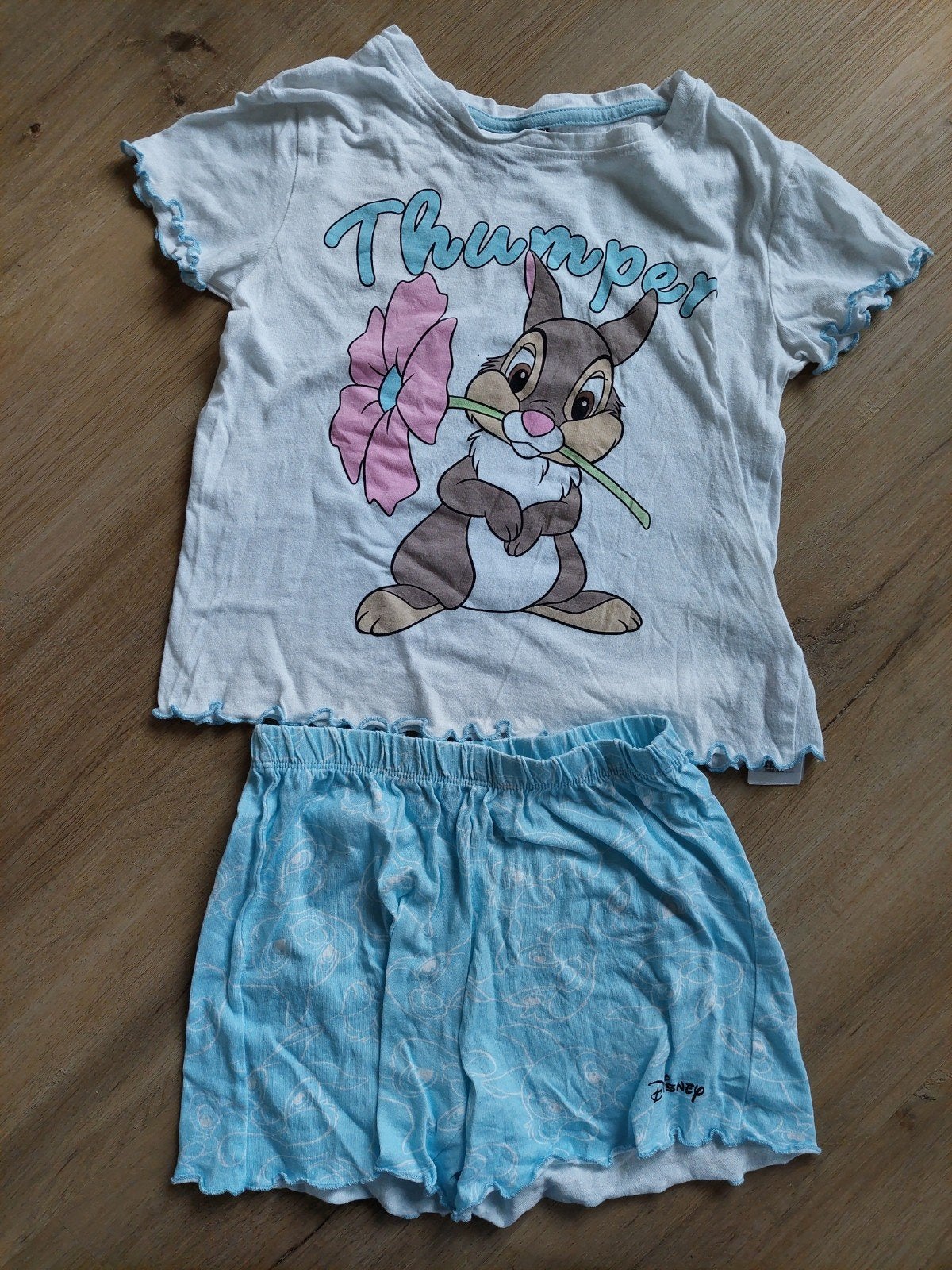 Disney Stampertje pyjama set maat 122/128, Kinderen en Baby's, Disney, Nacht- of Onderkleding, Gebruikt, Jongen of Meisje