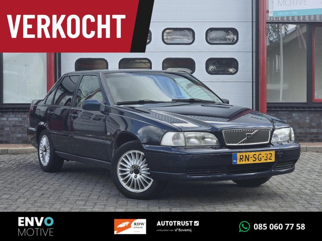 Volvo S70 2.5 Exclusive-Line Airco, Trekhaak, LMV, Bluetooth, Auto's, Volvo, Gebruikt, Beige, Blauw, Leder en Stof