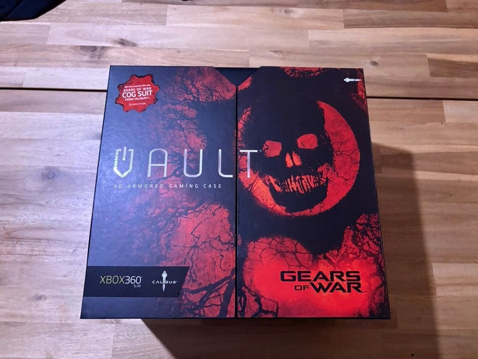 Gears of War 3 Vault 3D Armored Gaming Case Xbox 360, Ophalen of Verzenden, Nieuw, Overige typen, Xbox 360