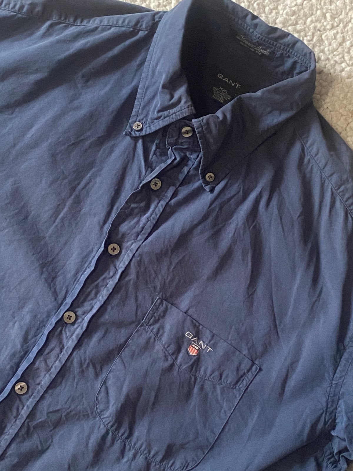 GANT overhemd blouse maat XXL, Kleding | Heren, Grote Maten, Overhemd, Blauw, ., Ophalen of Verzenden