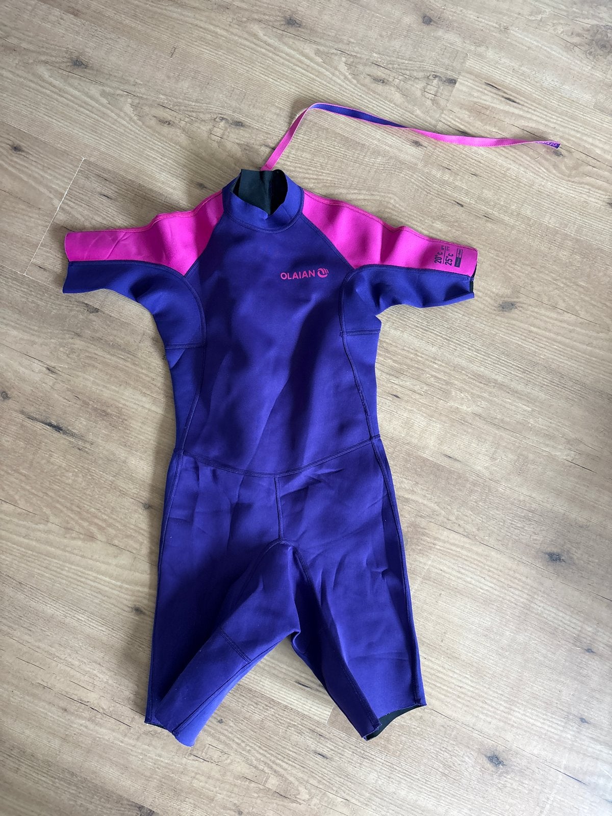 Olaian Wetsuit - Paars/Roze, Ophalen of Verzenden, Zo goed als nieuw, Kind, Wetsuit