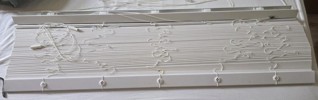Handige Witte Luxaflex weg wegens verhuizing, Ophalen, Zo goed als nieuw, 100 tot 150 cm, 150 tot 200 cm