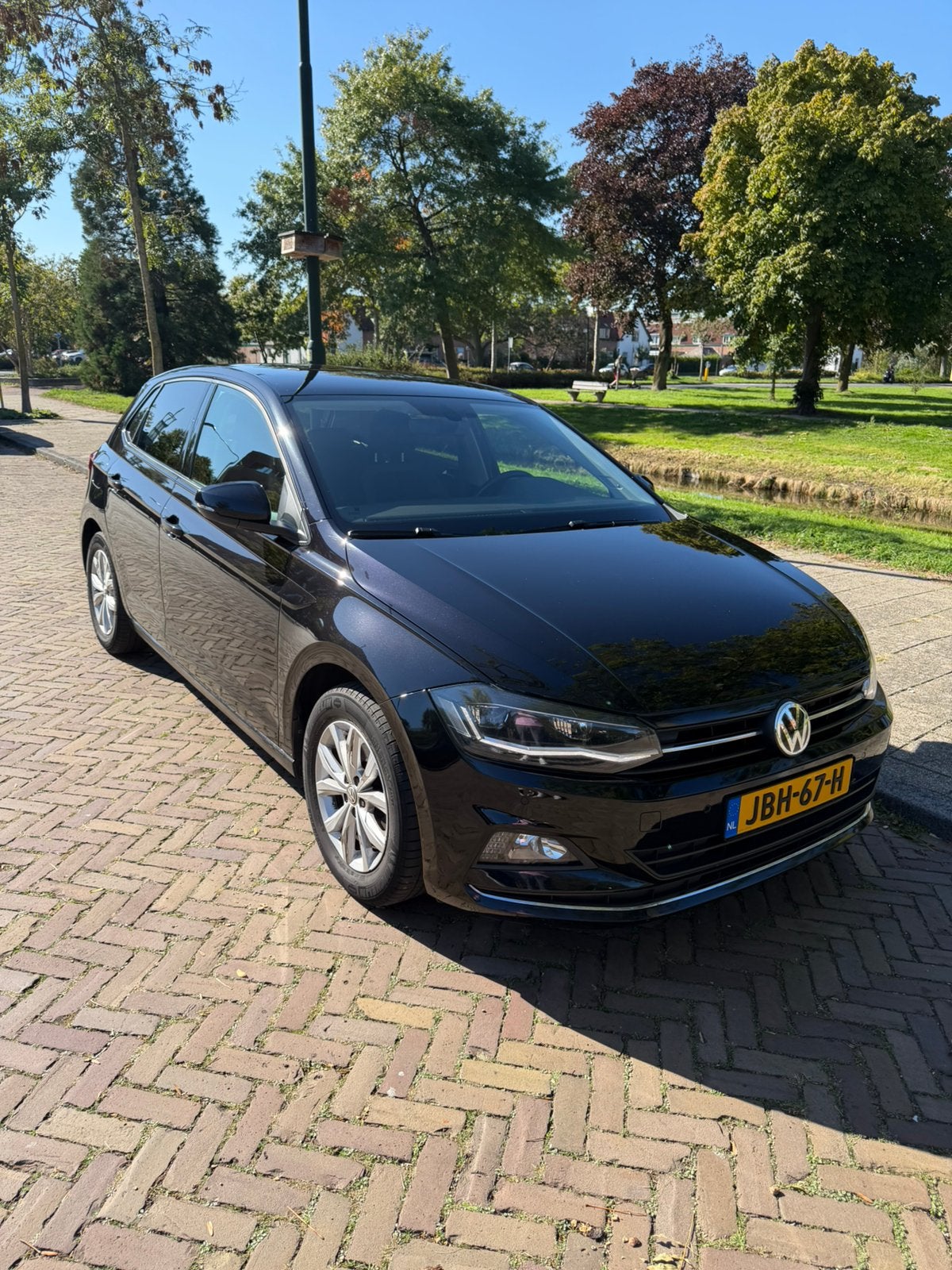 Volkswagen Polo 1.0 TSI 116pk 7-DSG 2019 Zwart VOL!, Stof, Zwart, 115 pk, Particulier