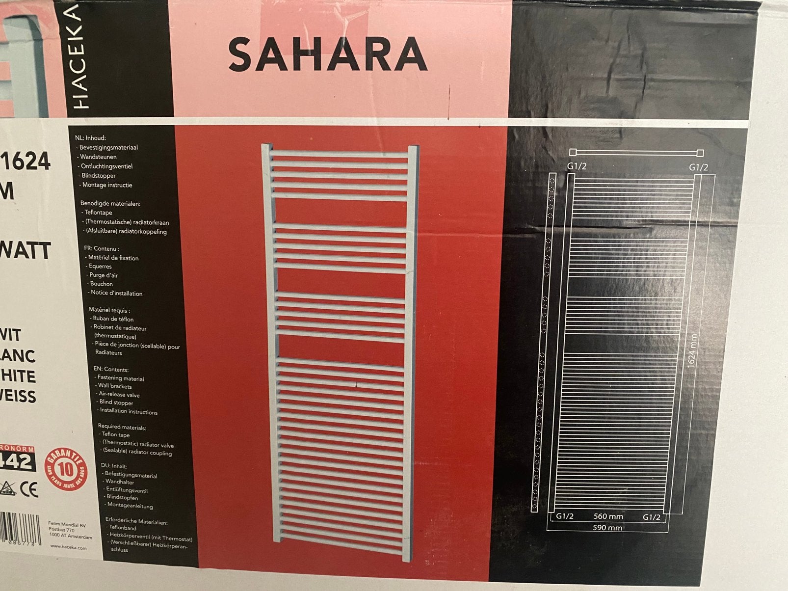 Haceka Badkamerradiator sahara, Witgoed en Apparatuur, Ophalen, Zo goed als nieuw, Minder dan 45 cm