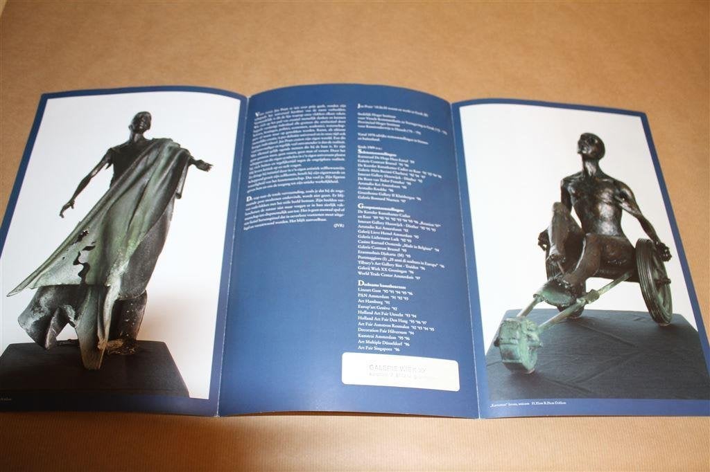 Sculpturen. Sculptures. Jan Praet. Uitvouwbare folder., Ophalen of Verzenden, Gelezen