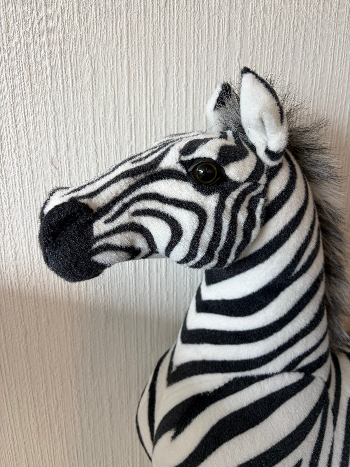 Zebra knuffel - Zwart-wit gestreept pluche dier, Ophalen, Overige merken, Overige karakters, Overige typen