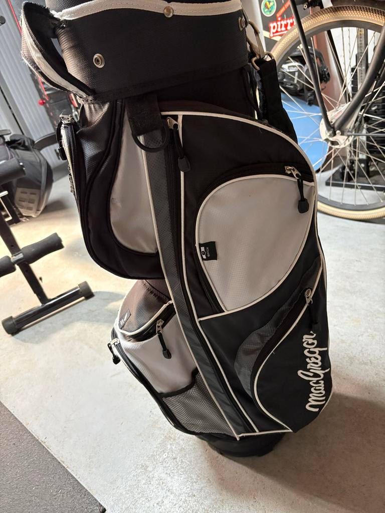 MacGregor Golf Cart Bag - Zwart/Wit, Ophalen of Verzenden, Gebruikt, Tas, Overige merken