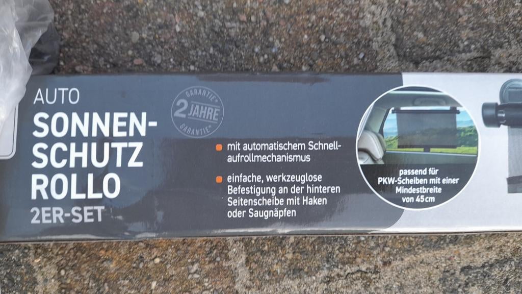 Rol Zonwering voor Auto Zijruit - 2 Stuks, Ophalen of Verzenden, Nieuw