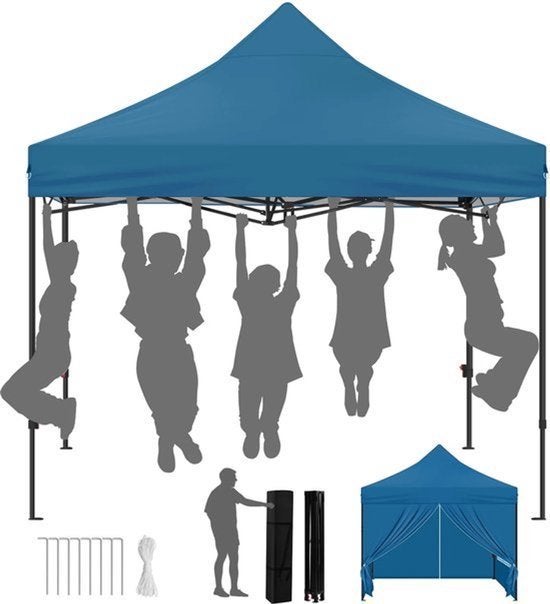 Tuinpaviljoen - 3x3m - Partytent - Verstelbare Hoogte - Gaze, Hobby en Vrije tijd, Corvance B.V., Verzenden, Nieuw, Corvancebol@gmail.com