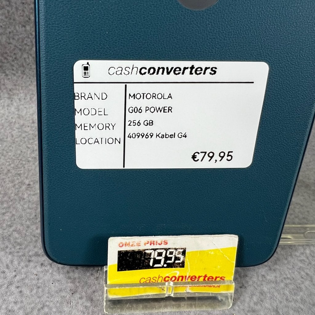 Motorola G06 Power smartphone | hoes kabel | 409969, Gebruikt, Geen camera, Touchscreen, Inklapmodel