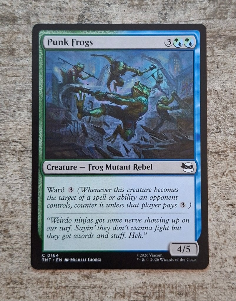 Punk Frogs - Magic the Gathering, Verzenden, Gebruikt, Losse kaart