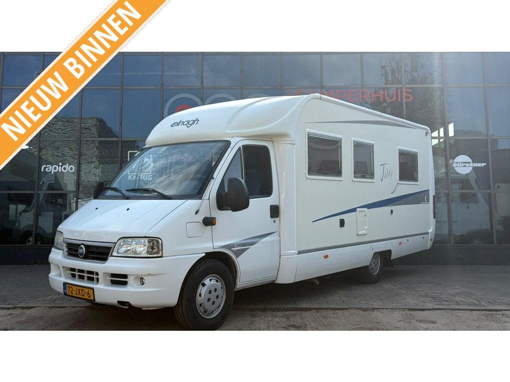 Elnagh Joxy 26 Enkele Bedden,Airco,130PK, Caravans en Kamperen, Overige merken, Ringverwarming, Fiat, 6 tot 7 meter